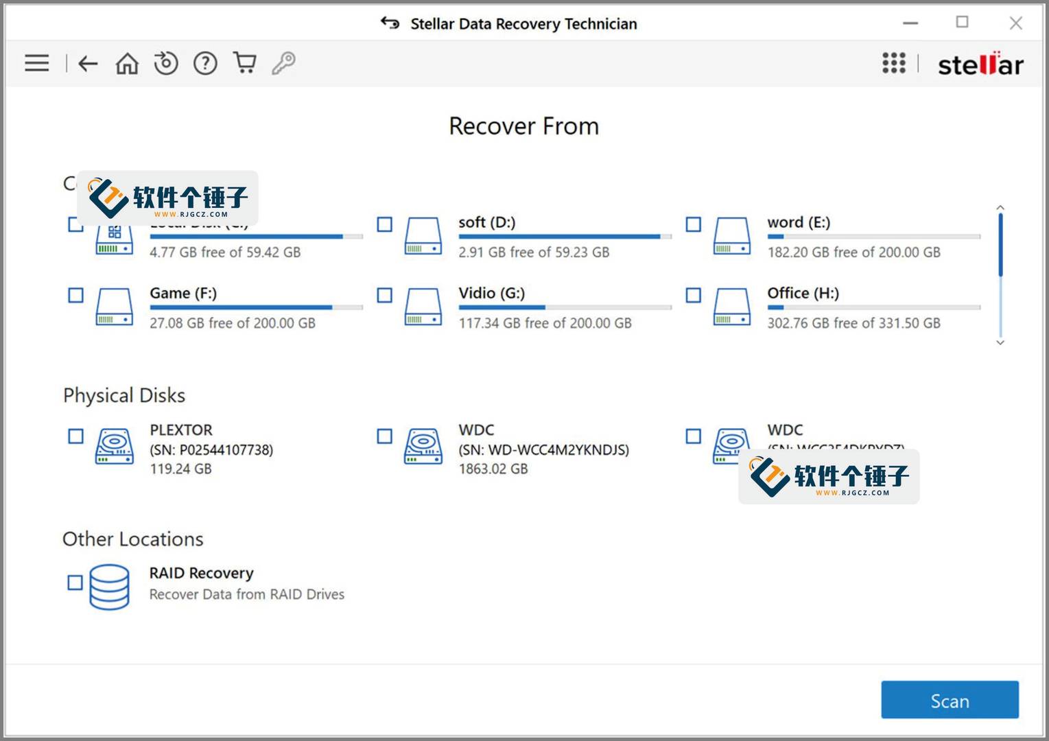 数据恢复软件 恒星数据恢复 Stellar Data Recovery Technician+Toolkit v12.6.0.0  / Mac10.0 中文完整功能版 | 软件个锤子 | R1559