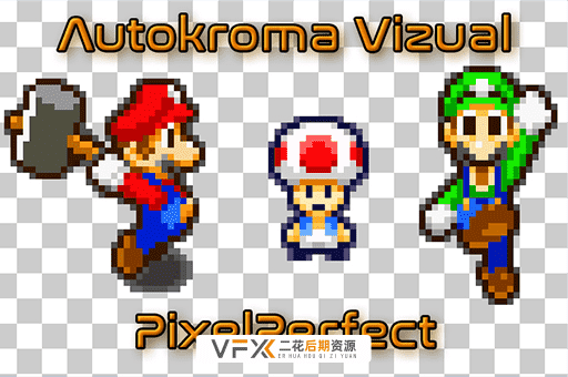 [AE/PR插件] 复古8bit像素化视觉特效 Vizual PixelPerfect v1.0.4 支持Win/Mac