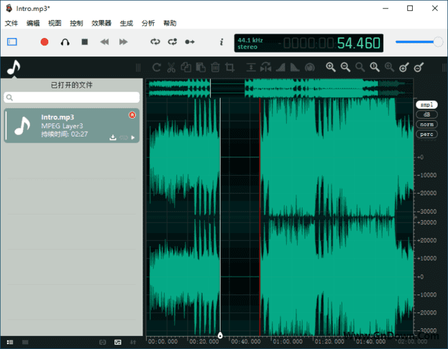 跨平台音频编辑软件 Ocenaudio 官方中文版 Win3.18.2 / Mac3.15.1 绿色版 | 软件个锤子 | R3236