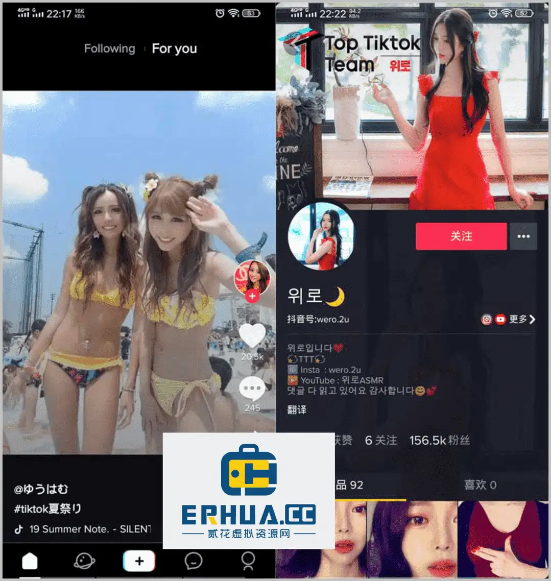 安卓端 国际版抖音 TikTok v44.9.3+TKPlugin v2.42.0 解锁版 支持切换地区,去除水印 | 软件个锤子 | R1240
