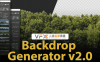 [3DS MAX插件] 二维背景生成 Backdrop Generator V2.0 支持Win
