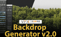 [3DS MAX插件] 二维背景生成 Backdrop Generator V2.0 支持Win