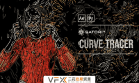 [AE/PR插件] 抽象线条轮廓描边视觉特效 Curve Tracer v1.0.2 支持Win/Mac