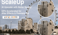 [AE/PR插件] 视频无损放大工具 ScaleUP v1.3.0 Mac版