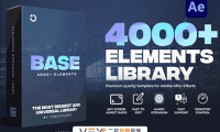 [AE脚本] 4000组无缝视频转场文字标题排版字幕条动画调色特效预设 AtomX BASE v3