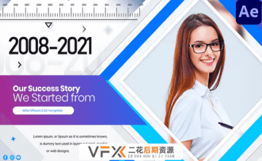 [AE模板] 公司企业时间轴发展历程团队业务展示栏目包装 Business Timeline Slideshow