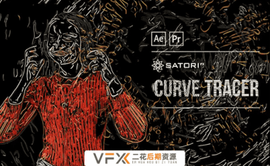 [AE/PR插件] 抽象线条轮廓描边视觉特效 Curve Tracer v1.0.2 支持Win/Mac
