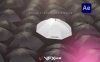 [AE模板] 创意雨伞品牌LOGO标志开场动画 umbrellas
