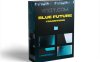 [转场素材] 20个未来蓝色光闪烁过渡转场素材 Blue Future Transitions