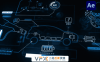 [AE模板] 200种科技感汽车UI界面图标HUD动画 Electric Car HUD
