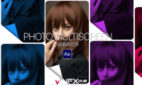 [AE模板] 自定义照片多屏动画切换效果 Photo Multiscreen Animator