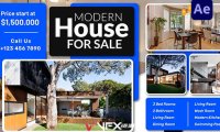 [AE模板] 房产中介房屋信息图文展示 Modern Real Estate