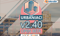 [Blender插件] 三维城市建筑环境模型预设包 Urbaniac-City Asset Pack V2.4.5 Pro