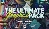 [达芬奇模板] 525个创意排版设计图形动画视频包装元素包 The Ultimate Graphics Pack