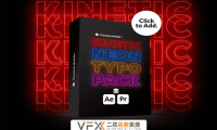 [AE/PR脚本] 122组创意动力学霓虹灯发光文字排版海报字幕动画预设 Kinetic Neon Typo Pack