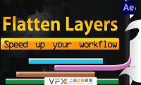 [AE脚本] 图层拼合分组快速预览脚本 Flatten Layers v2.2