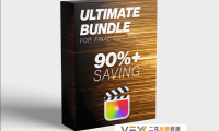 [FCPX插件] 创意转场效果文字标题LUT调色排版模板合集包 FCPX Full Access Ultimate Bundle 2022
