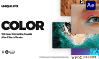 [AE预设] 120种电影滤镜颜色分级调色预设 Color Kit Presets Pro 4K分辨率