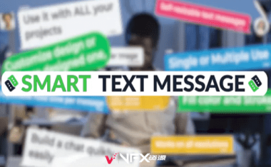 [AE脚本] 短信消息弹窗聊天对话动画生成器 Smart Text Message