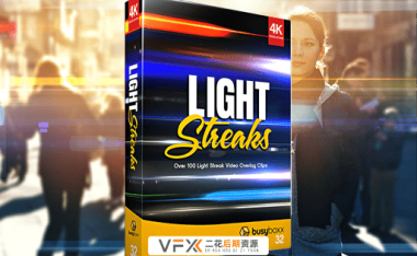 [特效素材] 99个镜头变形条纹光线耀斑光效动画 BusyBoxx V32 Light Streaks
