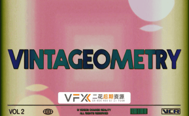 [其他] 40+个经典70年代VCR复古运动图形元素 Vintage-Inspired Motion Elements