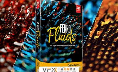[背景素材] 100个微观铁磁流体4K视频动画 BusyBoxx V20 Ferro Fluids