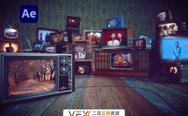 [AE模板] 8090年代视频播放展示 Old TV