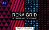 [AE插件] 图形网格矩阵排列自定义生成器 Reka Grid v1.3 支持Win/Mac