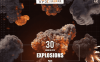 [特效素材] 31个大型爆炸浓烟4K视频 30 Massive VFX Explosions Pack 带透明通道