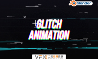 [AE特效教程] 制作故障干扰毛刺文字标题特效动画 Creating Glitch Animation
