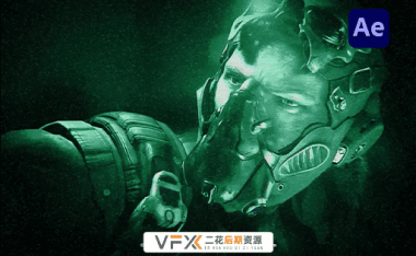 [AE预设] 3种黑暗夜视效果预设 Night Vision Control 4K分辨率