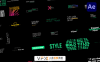 [AE模板] 210+创新霓虹倒计时指示线标签文字标题动画预设 Huge Title Pack