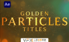 [AE模板] 金色闪亮粒子典礼颁奖文字标题片头 Awards Particles Titles Luxury Titles