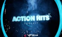 [特效素材] 70种魔法能量粒子撞击火花爆炸特效素材 Action Hits Toolkit