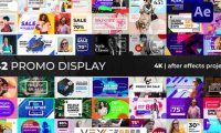 [AE模板] 42种商品活动优惠促销宣传展示介绍包装动画 Promo Display