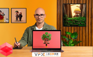 [C4D基础教程] 制作卡通三维角色建模教程(英文字幕) Domestika – 3D Character Modelling with Cinema 4D for Beginners