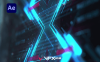 [AE模板] 赛博朋克炫酷LOGO开场动画 Cyberpunk Logo Animation