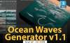 [3DS MAX插件] 流体海浪生成器 Ocean Waves Generator V1.1 中文汉化版 支持Win