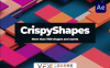 [AE脚本] 1100+简约Icon图标MG动画图形元素 CrispyShapes V1.2