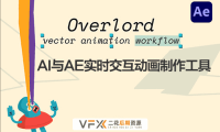 [AE脚本] AI与AE实时交互MG动画制作神器AE脚本 Overlord v1.24