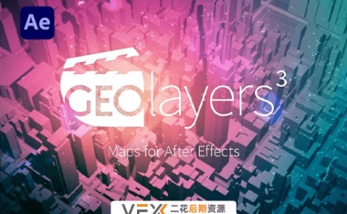 [AE脚本] 世界地图任意位置路径展示动画 GEOlayers 3 v1.5.3