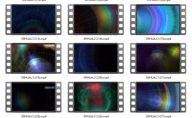 [特效素材] 54个镜头圆形光环照耀素材叠加动画 BusyBoxx V56 Radiant Halo