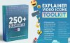 [AE模板] 250组扁平化卡通图标动画包 Explainer Video Icons Toolkit