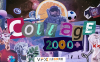 [AE预设+脚本] 2000+创意物嘴鼻眼睛手脚头发日常物品复古定格贴纸动画预设包 Collage Pack v2.1