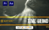 [AE/PR插件] 时间映射帧混合紊乱扭曲视觉特效插件 Time Bend v1.0.0 中文汉化版 支持Win