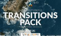 [达芬奇转场] 300组摄像机聚焦冲击模糊信号损坏旋转无缝视频转场预设