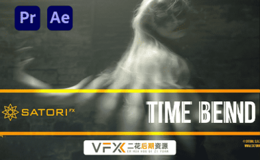 [AE/PR插件] 时间映射帧混合紊乱扭曲视觉特效插件 Time Bend v1.0.0 中文汉化版 支持Win