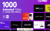 [AE模板] 1000种企业文字标题字幕包装排版动画 TypoMax – 1000 Animated Titles for After Effects 支持CC2015+