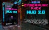 [AE/PR模板] 未来科幻赛博朋克图形元素文字标题背景动画 Cyberpunk HUD 2