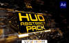 [AE模板] 500组高科技感HUD科幻元素UI界面动画 500 HUD Abstract Pack